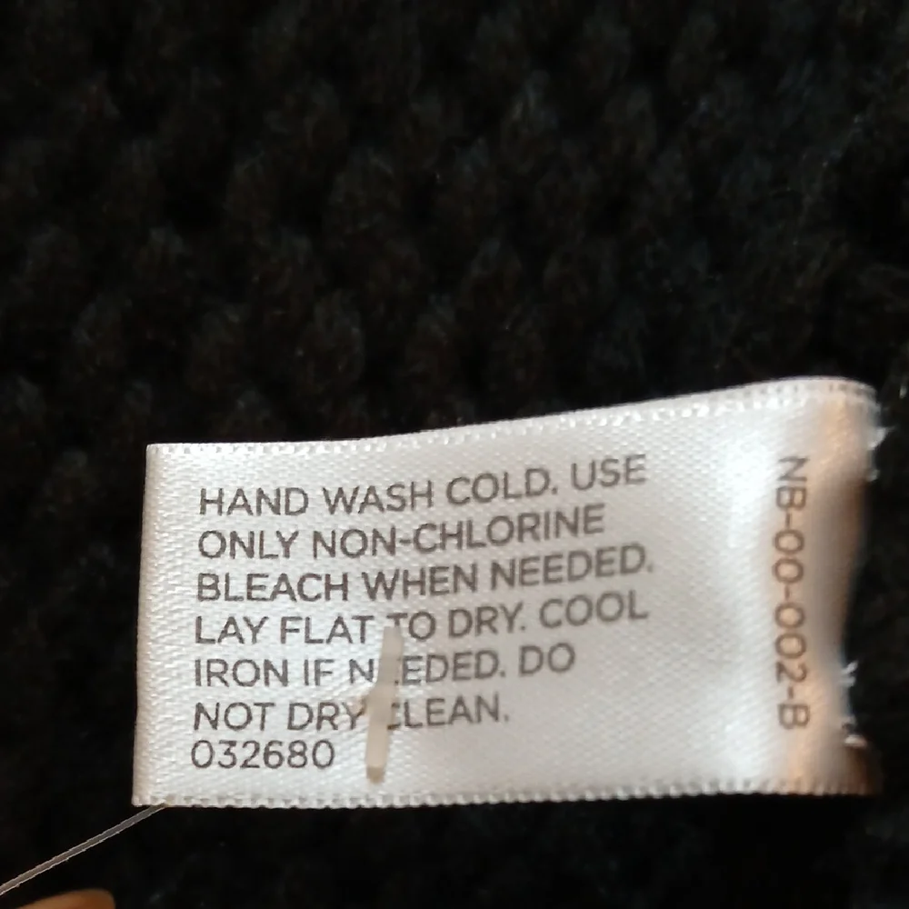 Cowl Infinity Black Glitter Scarf‎ OS